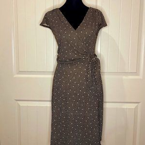 Ann Taylor Brown Wrap Dress - Size 0P